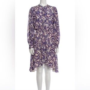 Isabel Marant Etoile silk ikat print dress, NWT size 36